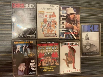 Cassette LOT of 11: Ice-T, LL Cool J, Digital Underground, Geto Boys, Tone Lōc Foto 1 de 4