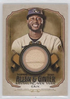 Topps Allen & Ginter's 2021 tamaño completo reliquias B Lorenzo Cain #AGA-LC Foto 1 de 3