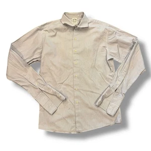 Camisa Brooks Brothers Hombre 15-1/2 37 Azul Rayas Manga Larga Cuello Abotonado - Imagen 1 de 7