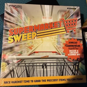 Brand New Sealed Supermarket Sweep - A Real-Time Shop Until You Drop Board Game - Picture 1 of 2