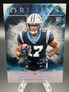Tarjeta de novato radiocontrol 2024 Origins Xavier Legette RC/75 Carolina Panthers #132 - Imagen 1 de 3