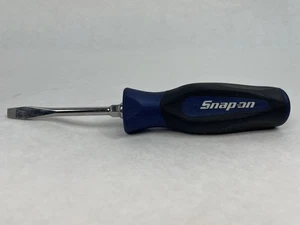 Snap-on Tools Power Blue 7/32" Soft Grip Flat Head Screwdriver SGD2B - Picture 1 of 6