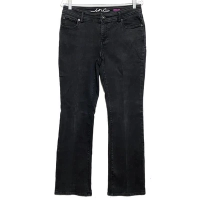 Pantalones de mezclilla INC pierna calce regular para mujer 6 cápsulas elásticas caprichosas occidentales Foto 1 de 4