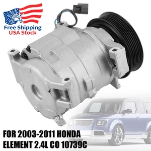 CO 10739C AC A/C Compressors & Clutches.Fit For Honda Element 2003-2011 2.4L New - Picture 1 of 15