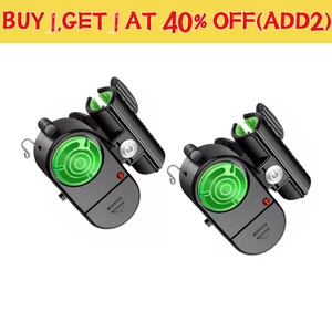 2x Electronic Fishing Bite Alarm with Sound LED Light Indicator Fish Bite Alarm - Picture 1 of 8
