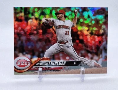 2018 Topps Series 1 BRANDON FINNEGAN Rainbow Foil REDS #301 - Image 1 of 2