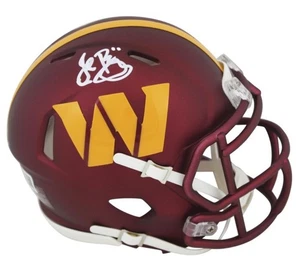 John Riggins Signed Washington Commanders Speed Mini Helmet (Beckett) - Picture 1 of 2