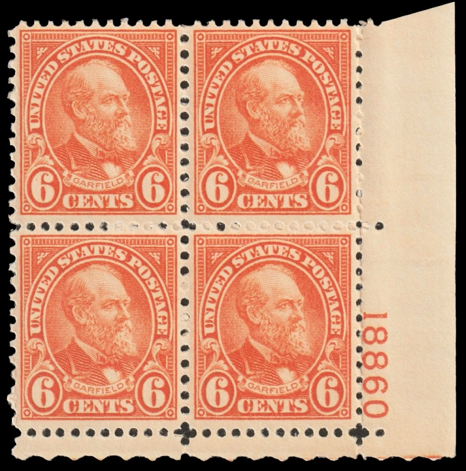 United States Scott 638 PB4 (1927) Mint NH F-VF, CV $22.50 C - Image 1 of 1