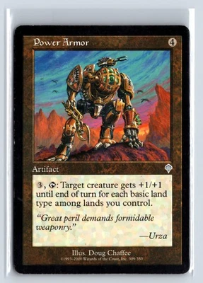 (4X) Power Armor Invasion Uncommon – MTG Magic the Gathering Card - Image 1 of 4