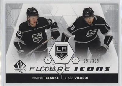 2022 SP Authentic Future Icons 291/399 Brandt Clarke Gabe Vilardi #FI-14 Rookie - Image 1 of 3