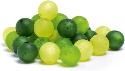 Polaris-Perlen Sweet, Ø 10 mm, Grün-Mix - Bild 1 von 3