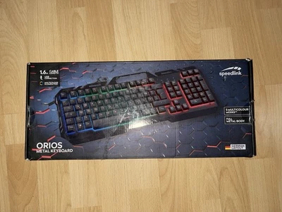 Speedlink | ORIOS Metal Keyboard | QWERTZ | RGB | Gaming gebraucht  - Bild 1 von 3