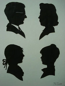 Dr. STRÖBEL 1949 Heinrich & Martha & Gisela & Bernhard DELORME Tübingen - Bild 1 von 1