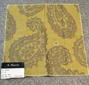 S Harris Fabric Sample Remnant 16.75” x 16.5” Whistler Paisley Crafts - Picture 1 of 18