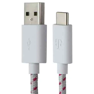 T-Mobile Braided USB-A to USB-C Cable 1m - Image 1 of 3