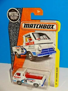 Matchbox 2016 MBX Construction Series #39 '66 Dodge A100 White CLUB 5000 - Picture 1 of 2
