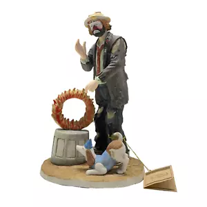 Statua porcellana vintage Emmett Kelly Jr. FLAMBRO CLOWN - Foto 1 di 15