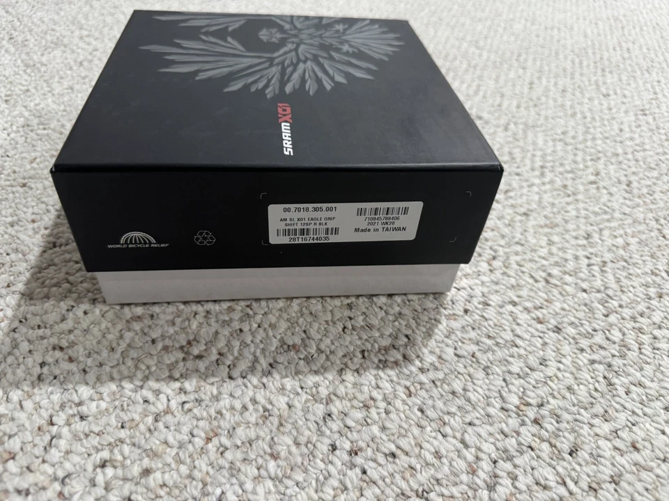 SRAM X01 Eagle 12-Speed GripShift Shifter with Discrete Clamp, Black - Image 1 of 4