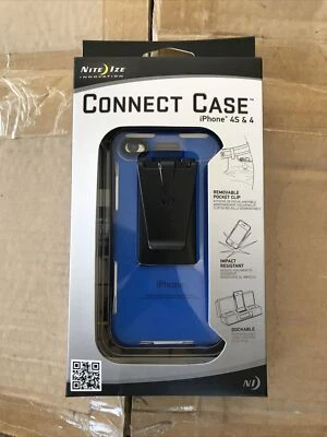 Funda Nite Ize Connect para iPhone 4/4S CNT-IP4-03TC en Color Azul, NUEVA Foto 1 de 3