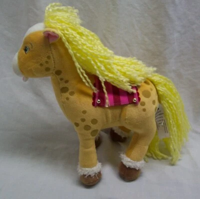 Strawberry Shortcake HONEY PIE HORSE 10" ANIMAL DE PELUCHE juguete 2004 Bandai Foto 1 de 4