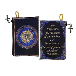 "Holy Spirit" after Tiffany's Stained Glass Confirmation Keepsake Tapestry Pouch - Imagen 1 de 5