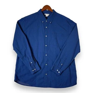 Carbon 2 Kobalt Herren Größe XL Knopfleiste Langarm blau gepunktetes Muster - Bild 1 von 8