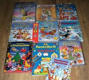 Aktion! 10 Bilderbücher Weihnachtsbücher Puzzlebücher Musikbuch Bastelheft TOP! - Bild 1 von 21