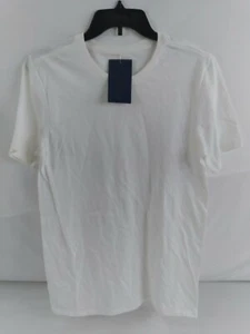 Nike Tee Mens Small White Short Sleeve Round Stretch Neck Cotton New Fanatics - Picture 1 of 10