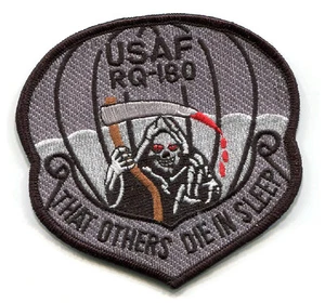 DAESH WHACKER© AFSOC RQ-180 STEALTH UAV velkrö PATCH: That Others Die in Sleep - Picture 1 of 10