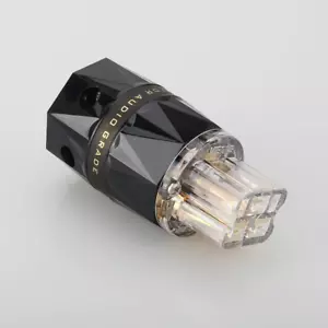 Piastra Viborg Oro Puro Rame C19 20A IEC Connettore Alimentazione Audio Hifi Spina Femmina - Foto 1 di 4