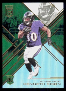 2016 Donruss Elite #189 Kenneth Dixon RC Baltimore Ravens - Bild 1 von 2
