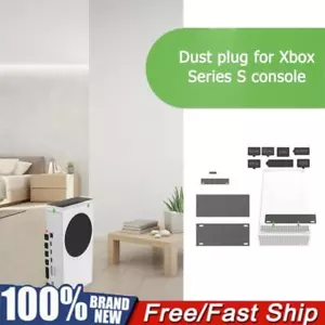 Game Console Dust Cover Dustproof Suit Kit for Xbox Series S Dust Plug Mesh Net - Picture 1 of 7