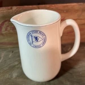 Caledonian Steam Packet Co. Creamer Tuscan Bone China Wedgwood Steamship Liner - Picture 1 of 7