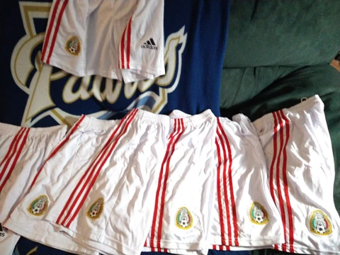 *Vintage*2010 World Cup*MEXICO National Soccer Team*White Jersey Shorts Size XL Cover