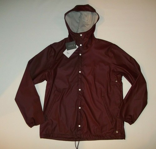 COACH HERSCHEL FORNITURA CO Windsor Wine CAPPUCCIO Allenatori GIACCA ANTIPIOGGIA Cappotto Uomo GRANDE NUOVO