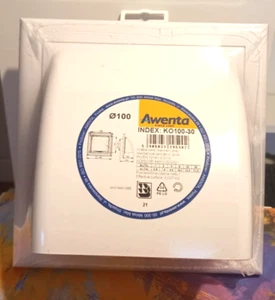 AWENTA INDEX KO100-30 Gravity Flap Wall WHITE SEALED - Picture 1 of 2