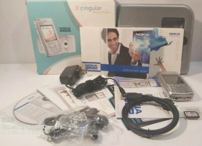 Rare Nokia 6682 cingular for parts with Original box and accessories - Image 1 of 4