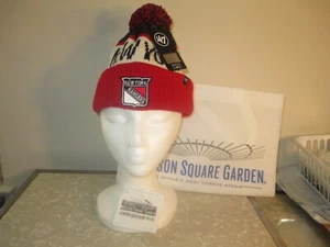 Neu mit Etikett NY Rangers Bommelmütze! Marke Cream & Navy '47! Gekauft bei MSG 2025! NEU - Bild 1 von 8