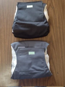 WEGREECO HUNDEWINDELN (2) SCHWARZ & GRAU NEU OHNE ETIKETT GRÖSSE LARGE: B19-50 - Bild 1 von 3