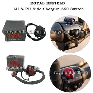 Genuine Royal Enfield Shotgun 650 LH & RH Side Handle Bar Switch Module - Picture 1 of 8