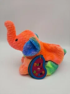 Vintage Avon Full O' Beans Plüsch 1999 Oktober Trompete der Elefant Etikett bunt - Bild 1 von 12