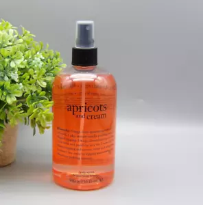 Philosophy Apricots and Cream Body Spritz With Pump Inserted 16 oz New - Picture 1 of 2