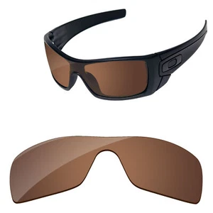 Copper Brown Polycarbonate Replacement Lenses For-Oakley Batwolf OO9101 Sunglass - Picture 1 of 5