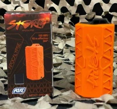 NEW ASG Storm Apocalypse Airsoft Grenade - Orange (19642)