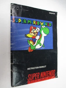 Super Mario World Original Super Nintendo SNES Bedienungsanleitung - Bild 1 von 2