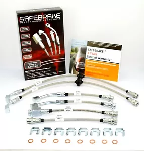 Commodore VR-VS (IRS) with VT-VZ Front/Rear brakes - SAFEBRAKE Performance Hoses - Picture 1 of 12