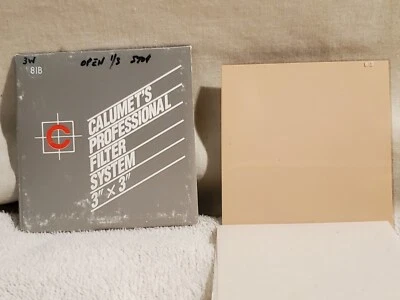 Calumet Profesional Filter System No. 81B Light Balancing 75 x 75mm, 3x3" - Image 1 of 4