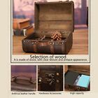 Retro Suitcase Wooden Suitcase Firm Handle For Bedroom Home Decor