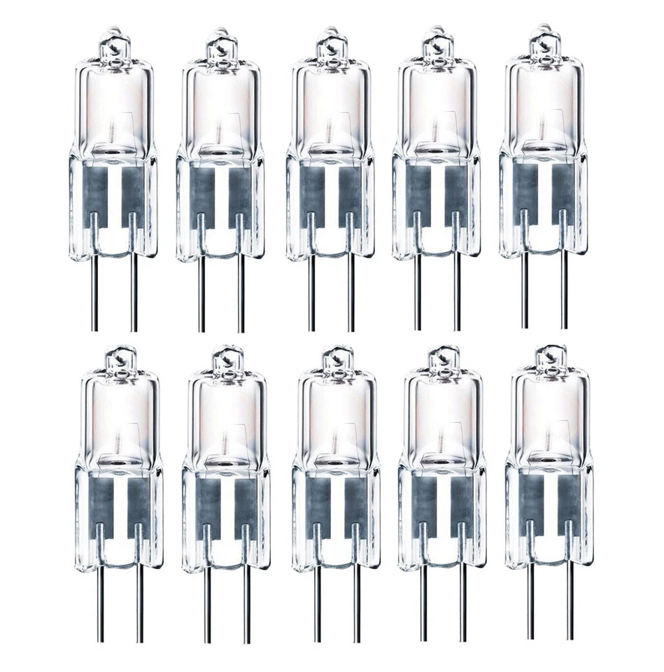 10x Halogen-Lampe G4 12V 5W Stiftsockel Lampe 5 watt leuchtmitte 2700K DHL - Bild 1 von 4