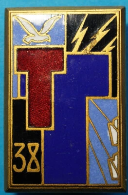 Insigne du 38° Régiment de Transmissions - Photo 1/2